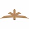 Ekena Millwork Davenport Timber Gable Bracket, Western Red Cedar, 72"W x 24"H x 5 1/2"D x 5 1/2"F, 8/12 Pitch GBW072X24X0606DAV00SWR - alternate 1